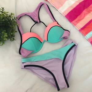 Multi-color Xhilaration Bikini Set
